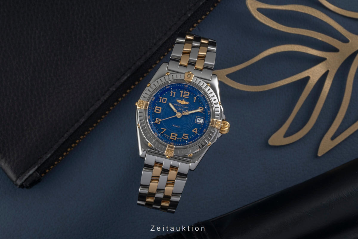 Breitling Wings acier / or  quartz montre pour femmes B67050  [2605653]