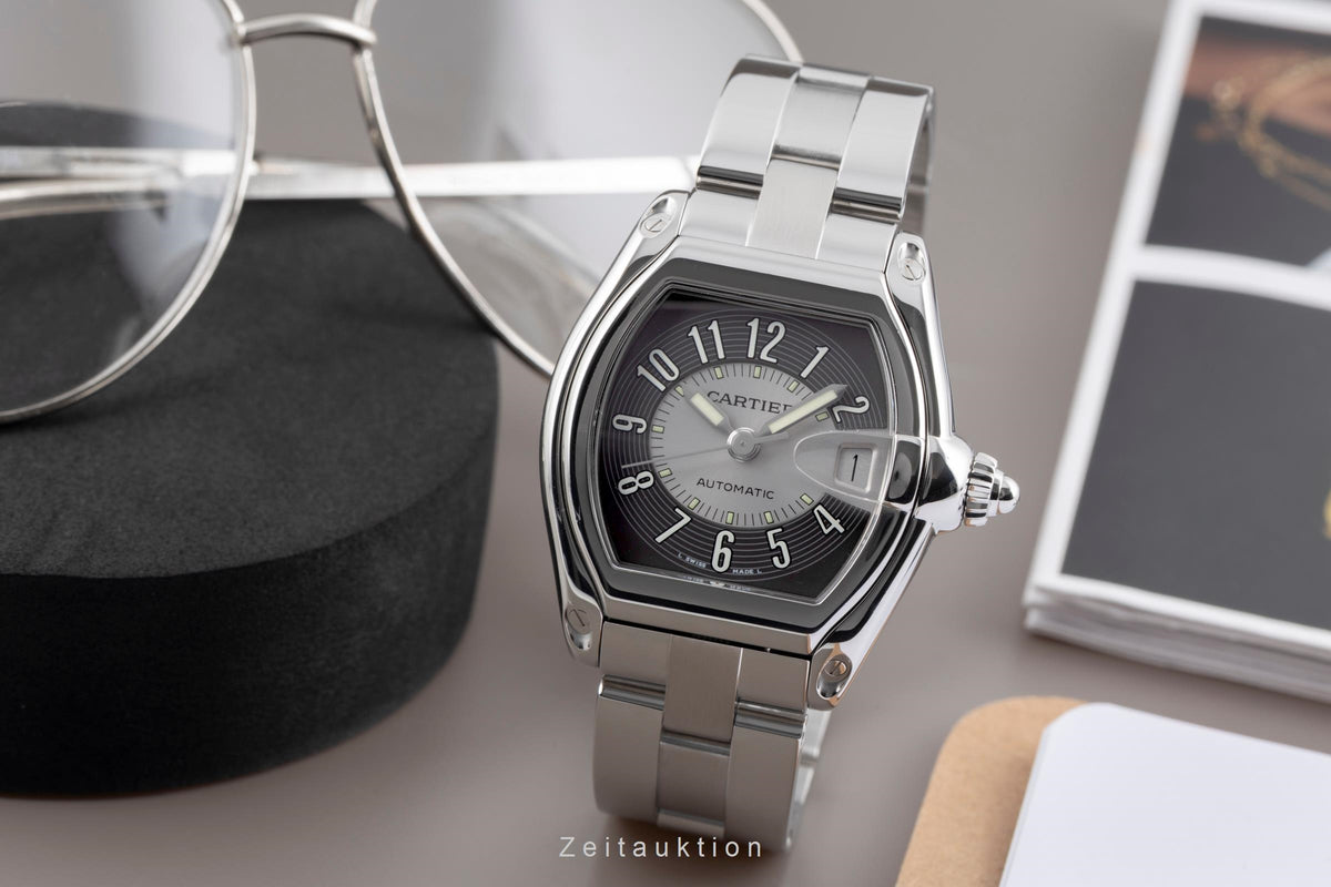 Cartier Roadster steel automatic men's watch W62001V3  [2605656]