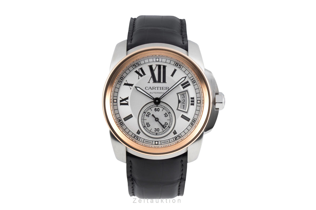 Cartier Calibre de Cartier steel / gold automatic men's watch W7100011  [2605660]