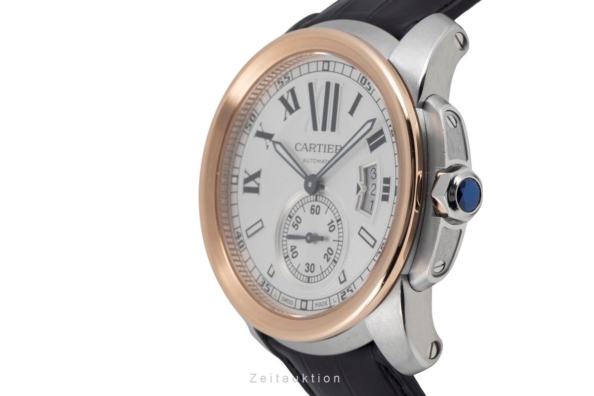 Cartier Calibre de Cartier steel / gold automatic men's watch W7100011  [2605660]