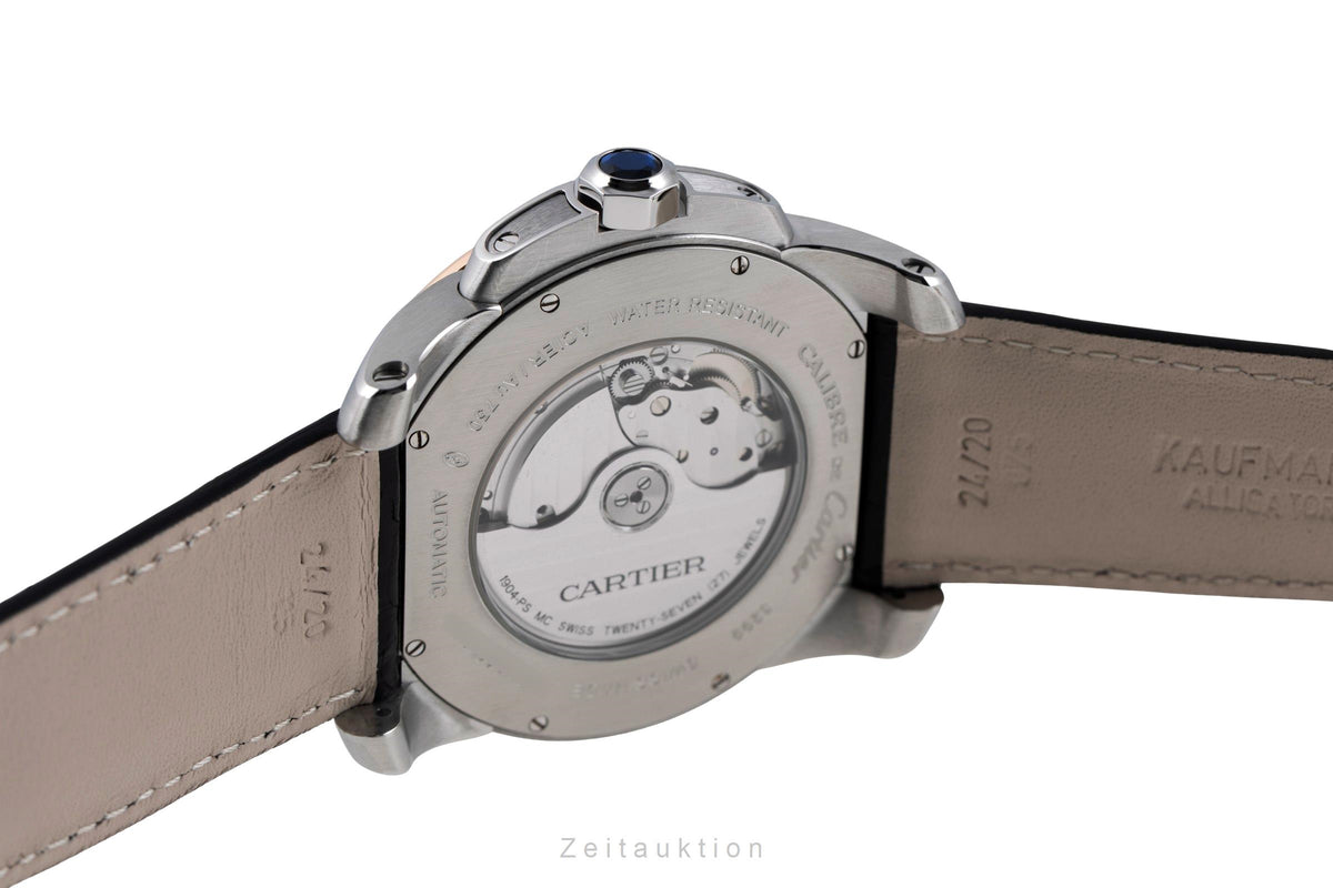 Cartier Calibre de Cartier steel / gold automatic men's watch W7100011  [2605660]