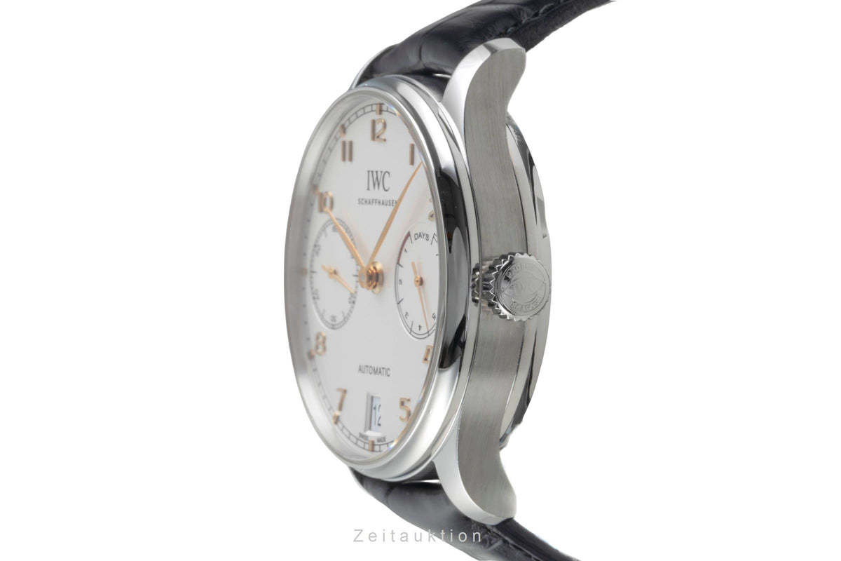 IWC Portugieser acciaio automatismo orologio da uomo IW500704 LP: 14000EUR  [2605661]