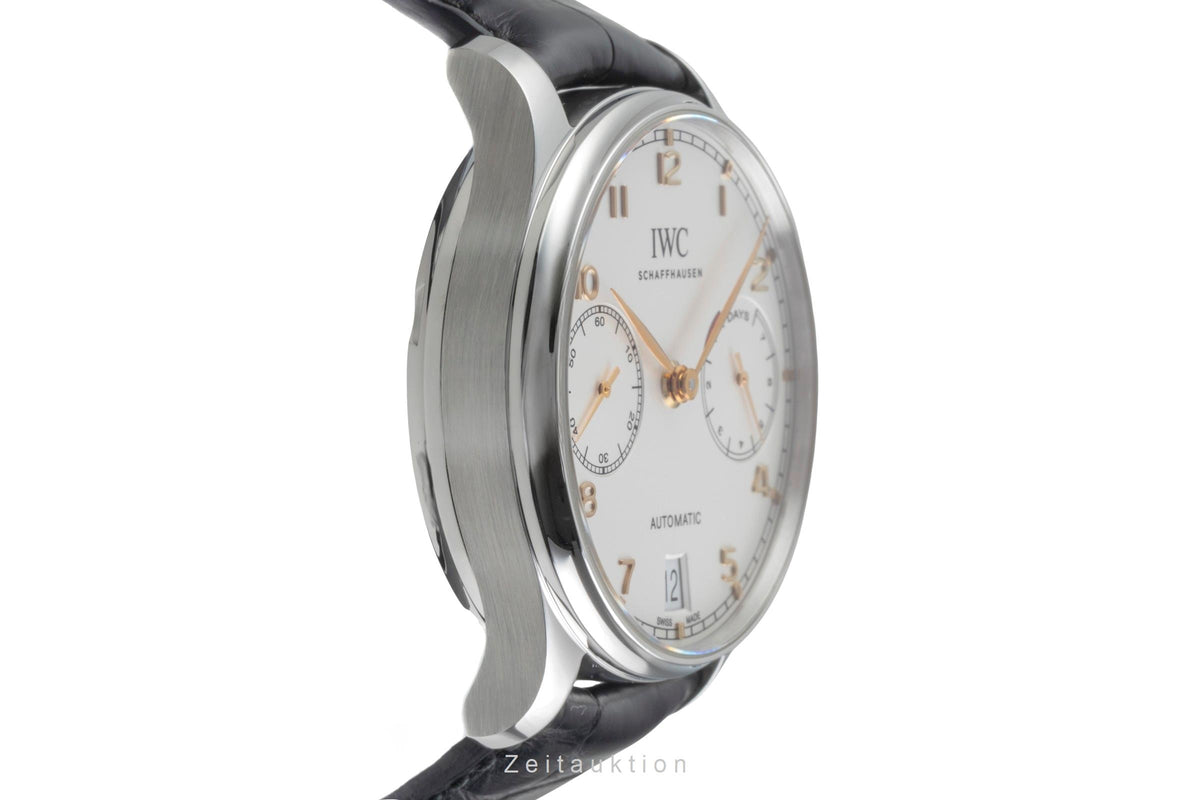 IWC Portugieser acciaio automatismo orologio da uomo IW500704 LP: 14000EUR  [2605661]