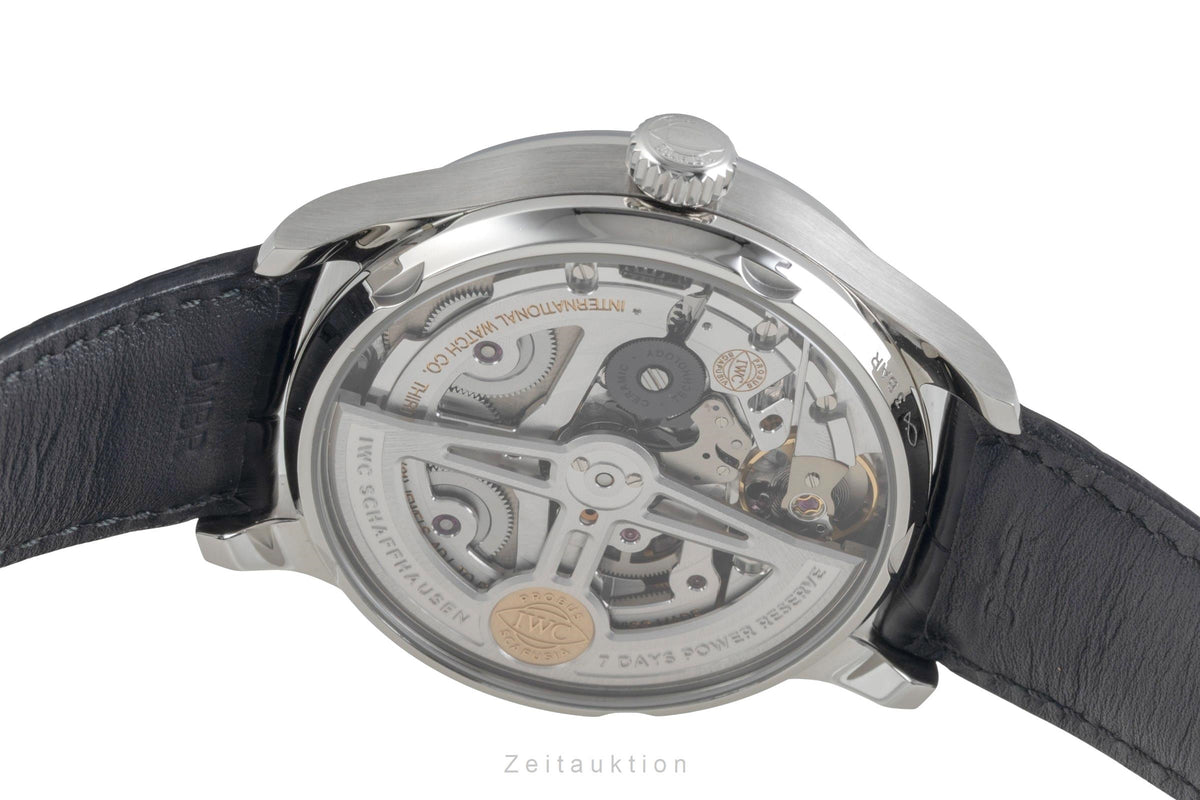 IWC Portugieser acciaio automatismo orologio da uomo IW500704 LP: 14000EUR  [2605661]
