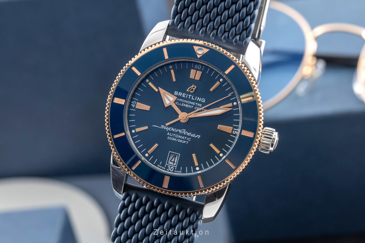 Breitling Superocean acero / oro automático reloj para caballeros UB2010161C1S1 LP: 7200EUR  [2605664]