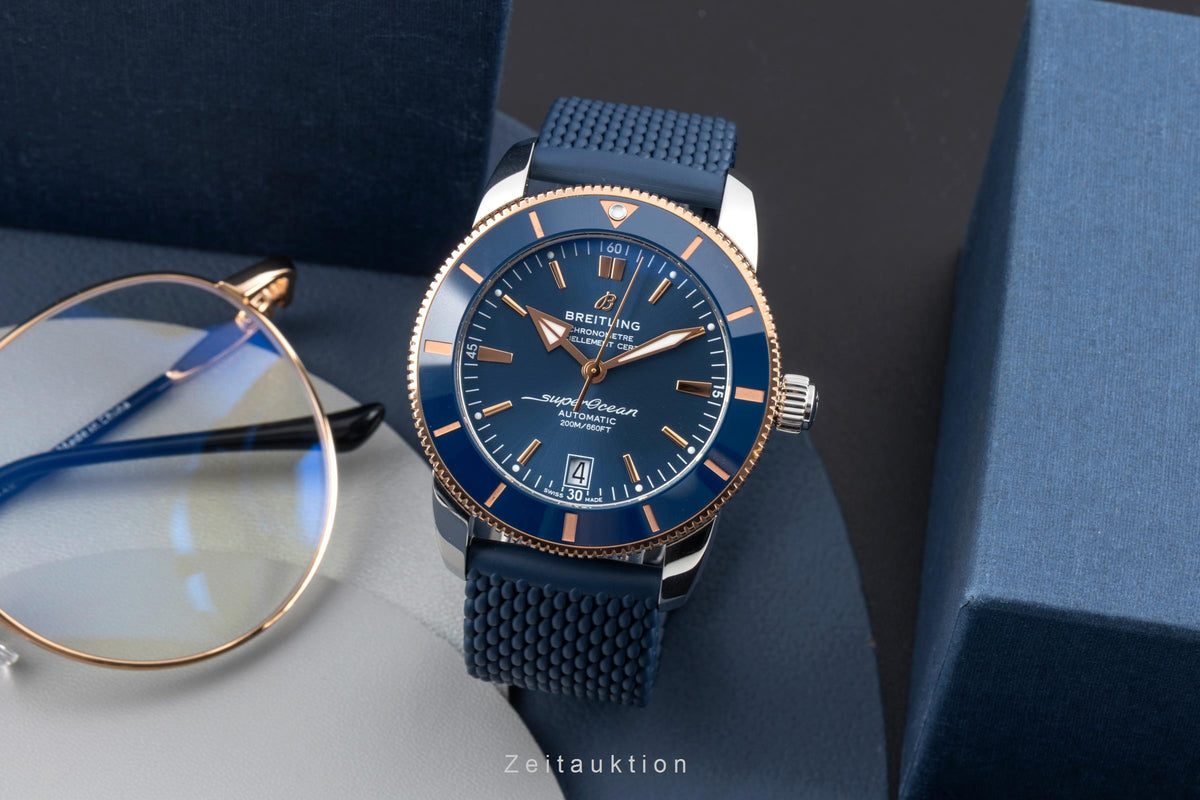 Breitling Superocean acero / oro automático reloj para caballeros UB2010161C1S1 LP: 7200EUR  [2605664]
