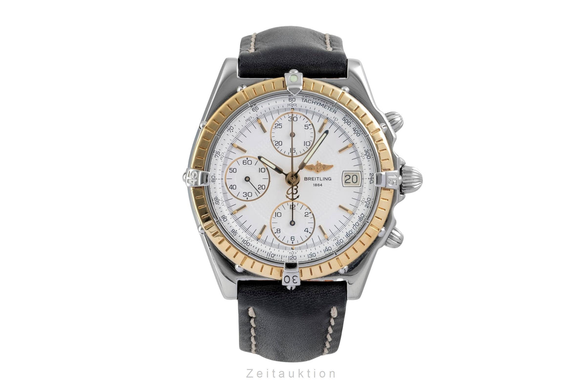 Breitling Chronomat chronograph steel / gold automatic men's watch D13050  [2605666]