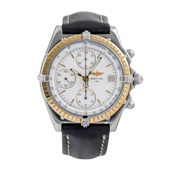 Breitling Chronomat chronograph steel / gold automatic men's watch D13050  [2605666]