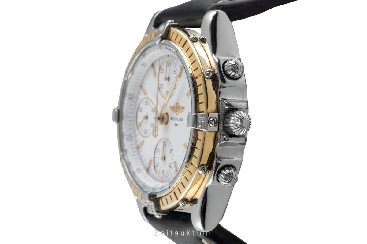 Breitling Chronomat chronograph steel / gold automatic men's watch D13050  [2605666]