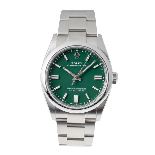 Rolex Oyster Perpetual acciaio automatismo orologio da uomo 126000-0005  [2605680]