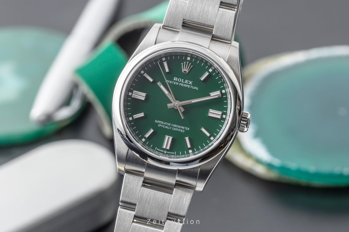 Rolex Oyster Perpetual acciaio automatismo orologio da uomo 126000-0005  [2605680]