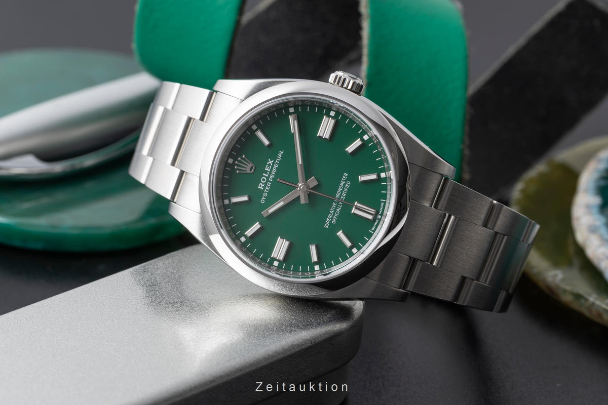 Rolex Oyster Perpetual acciaio automatismo orologio da uomo 126000-0005  [2605680]
