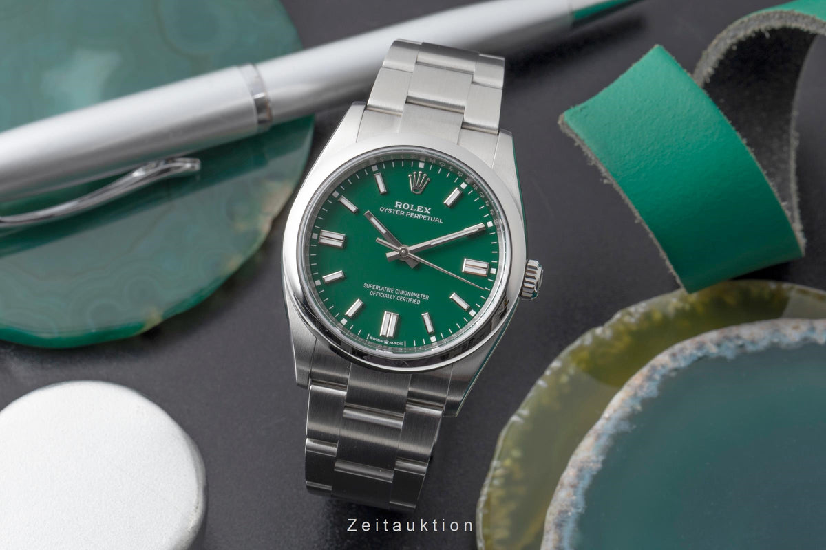 Rolex Oyster Perpetual acciaio automatismo orologio da uomo 126000-0005  [2605680]