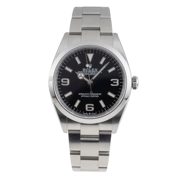 Rolex Explorer acier automatique montre pour hommes 124270  [2605681]