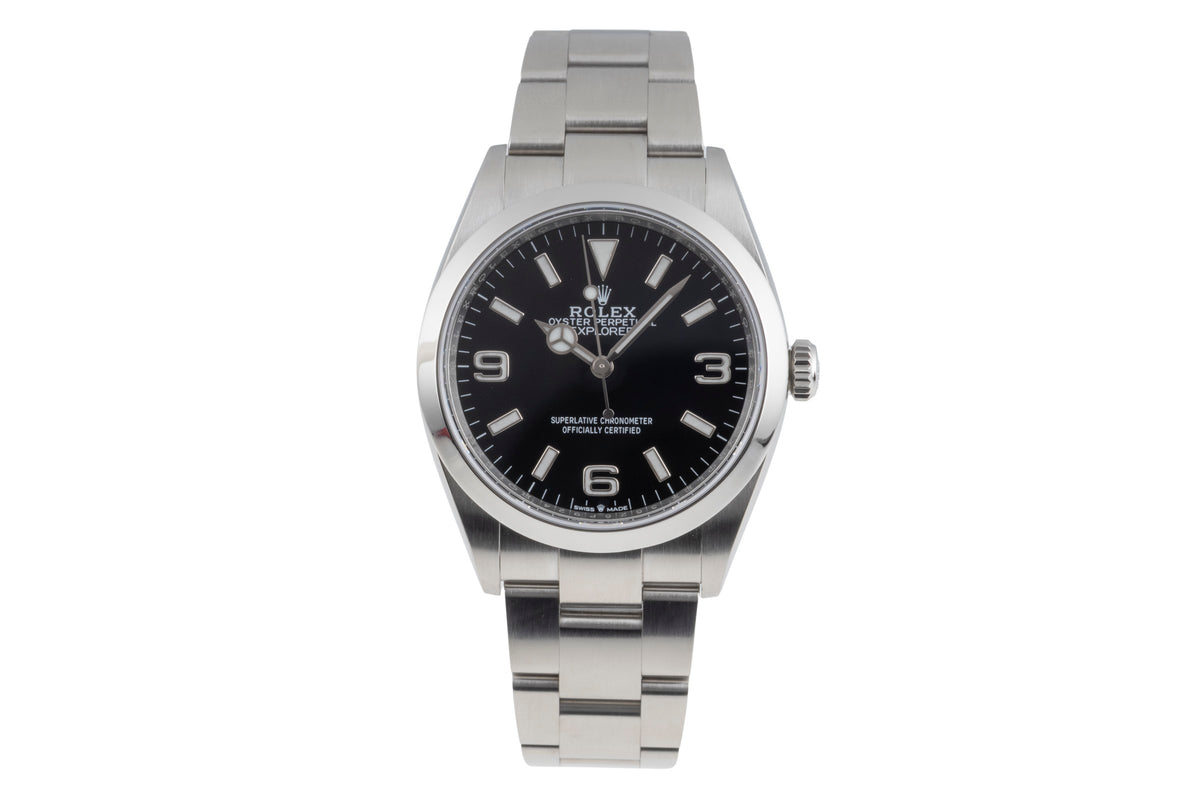 Rolex Explorer acier automatique montre pour hommes 124270  [2605681]