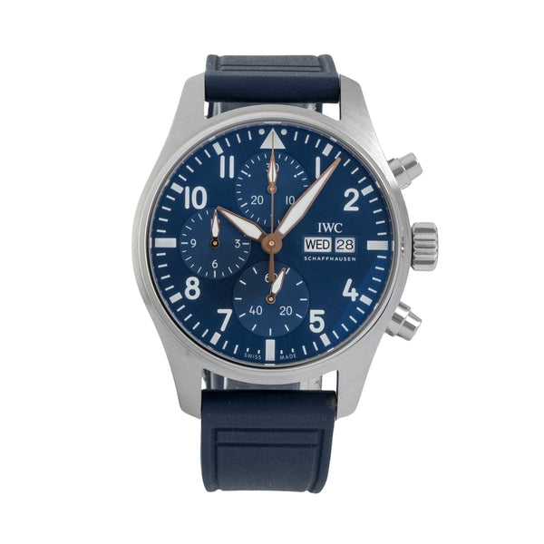 IWC Pilot cronógrafo acero automático reloj para caballeros IW388120 LP: 7900EUR  [2605684]
