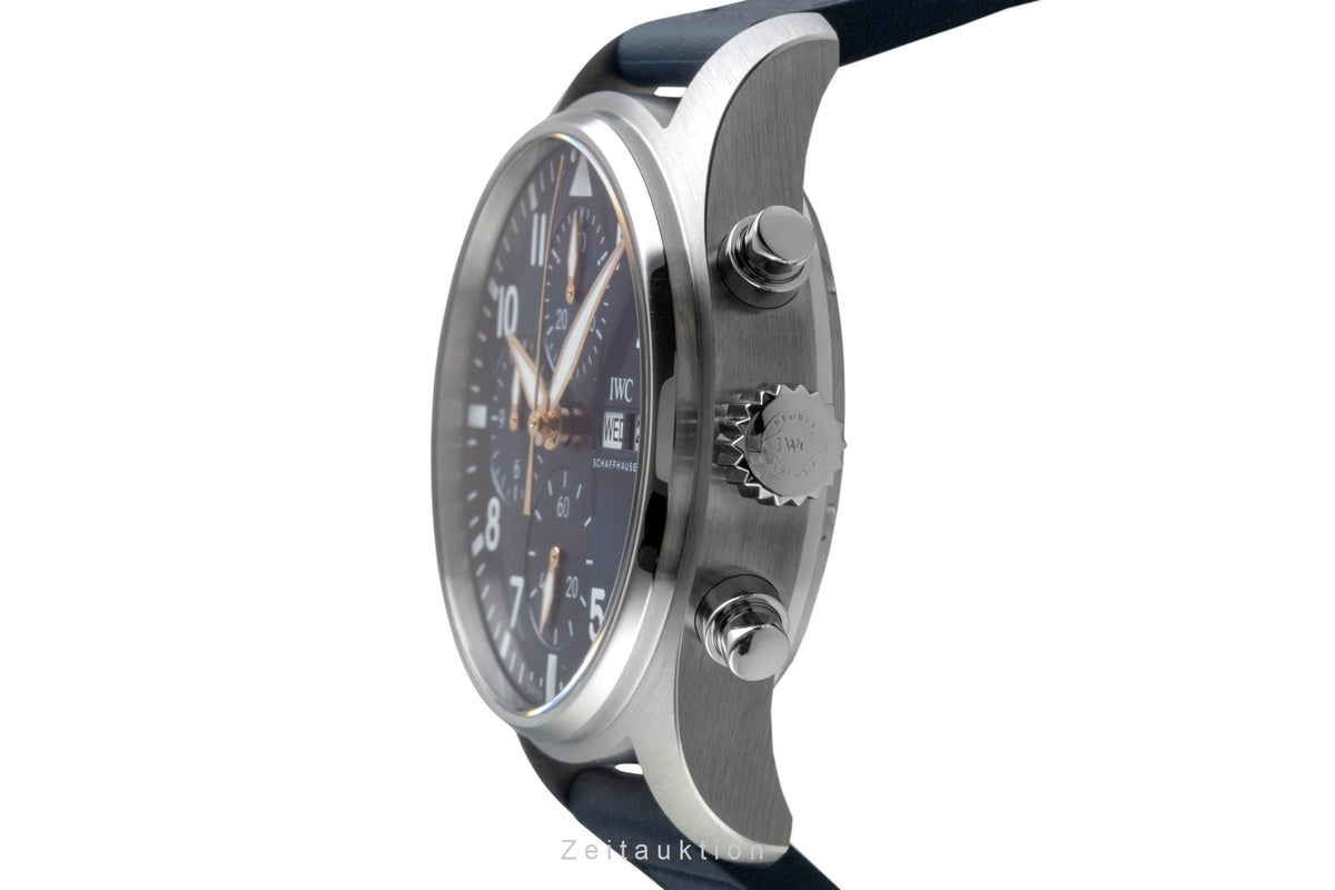 IWC Pilot cronógrafo acero automático reloj para caballeros IW388120 LP: 7900EUR  [2605684]