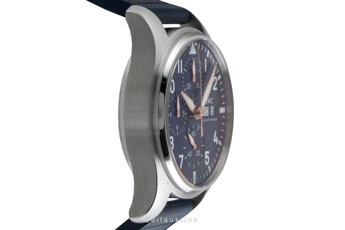 IWC Pilot cronógrafo acero automático reloj para caballeros IW388120 LP: 7900EUR  [2605684]