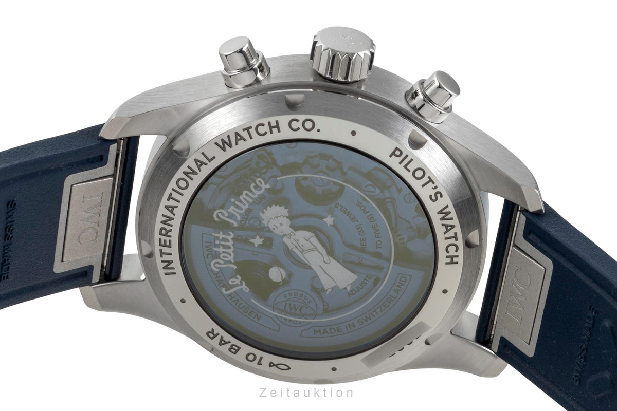 IWC Pilot cronógrafo acero automático reloj para caballeros IW388120 LP: 7900EUR  [2605684]
