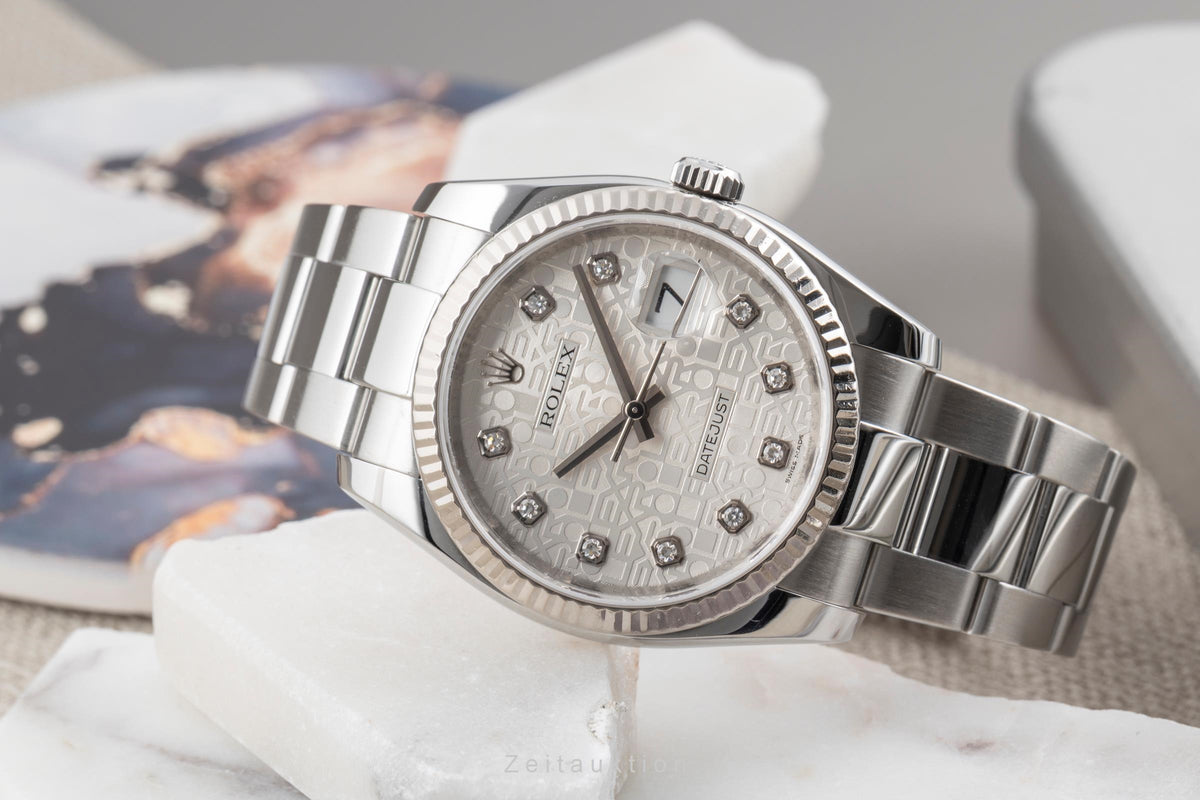 Rolex Datejust steel / white gold automatic men's watch 116234  [2605688]