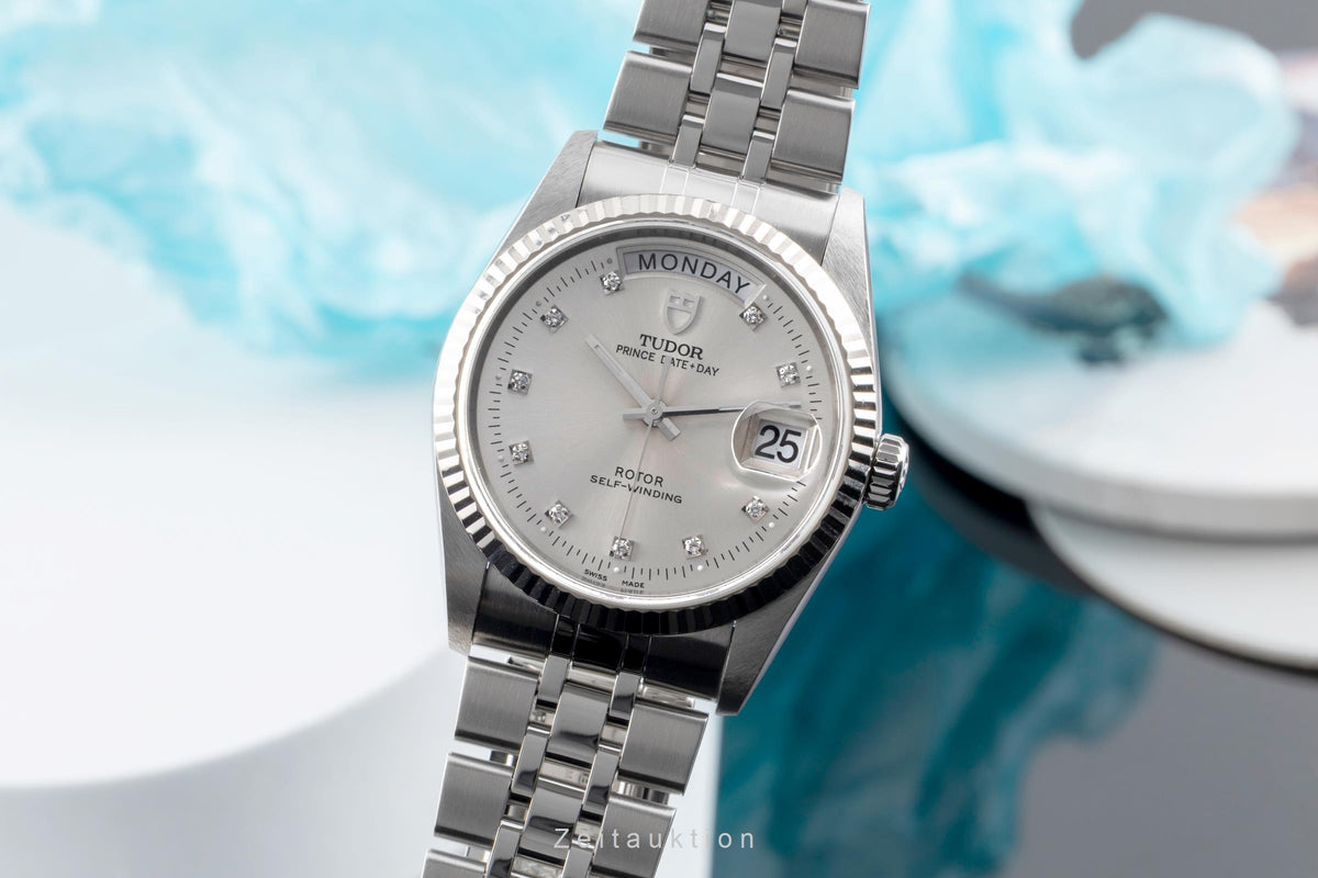 Tudor Date-Day acero / oro blanco automático reloj para caballeros 76214  [2605689]