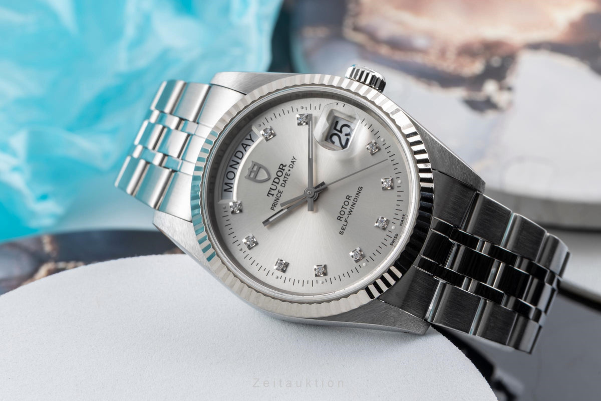 Tudor Date-Day acero / oro blanco automático reloj para caballeros 76214  [2605689]