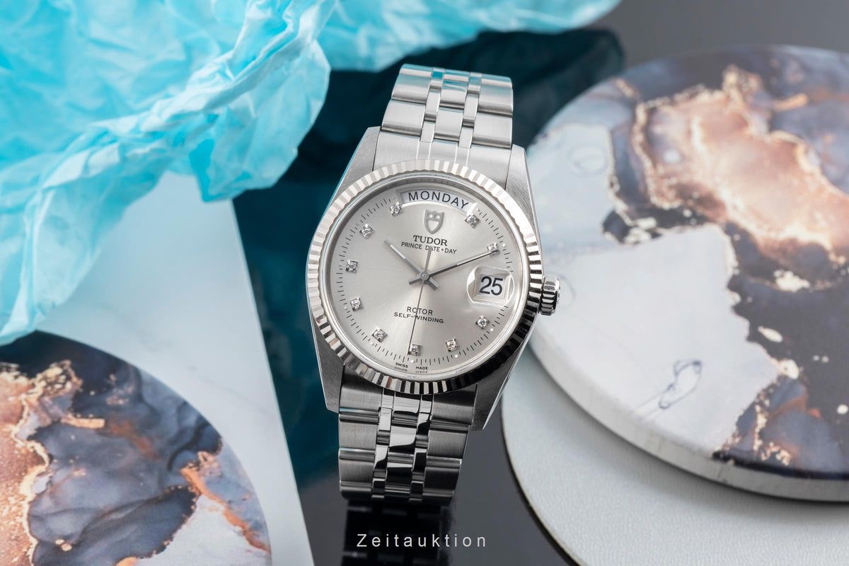 Tudor Date-Day acero / oro blanco automático reloj para caballeros 76214  [2605689]