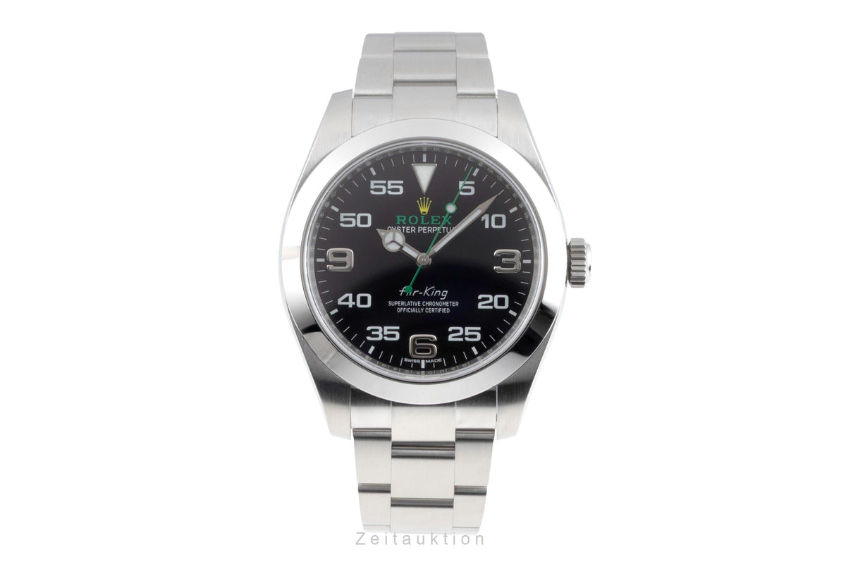 Rolex Air King Oyster Edelstahl Automatik Herrenuhr Ref. 116900 B&P 2017 LC150 [2605690]