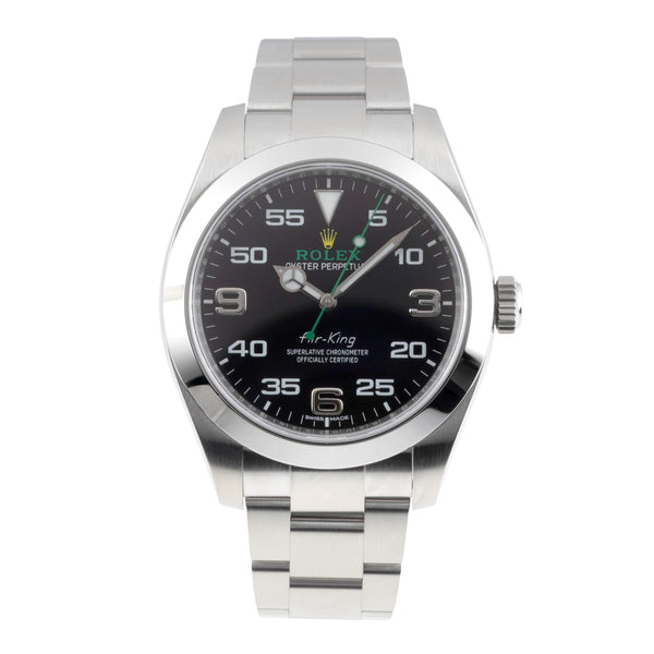 Rolex Air King Oyster Edelstahl Automatik Herrenuhr Ref. 116900 B&P 2017 LC150 [2605690]