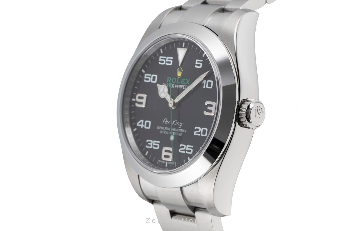 Rolex Air King Oyster Edelstahl Automatik Herrenuhr Ref. 116900 B&P 2017 LC150 [2605690]