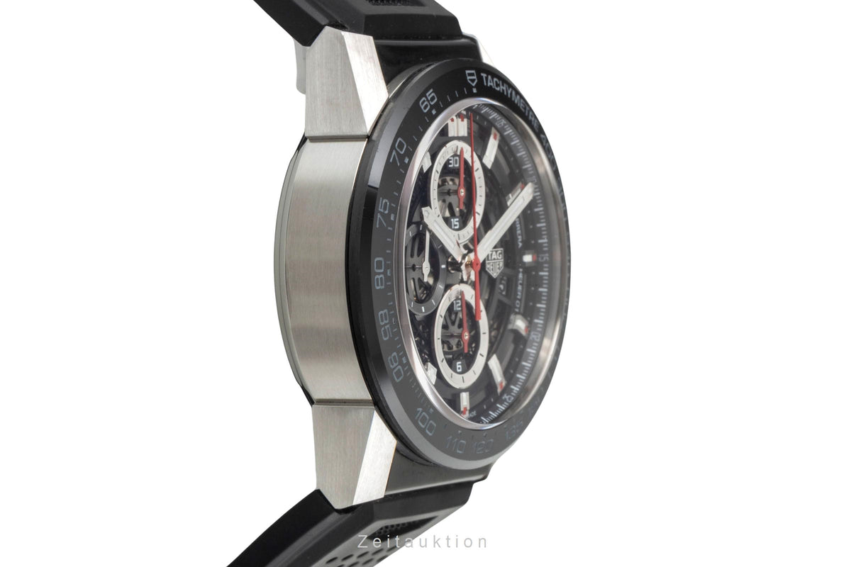 Tag Heuer Carrera chronographe céramique / acier automatique montre pour hommes CAR201V  [2605692]