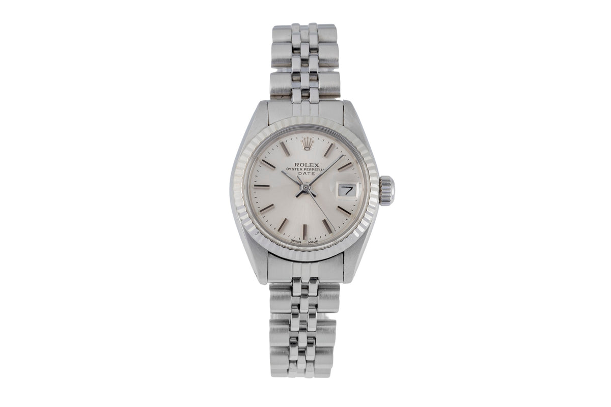 Rolex Lady Date steel / white gold automatic women's watch 6917  [2605694]