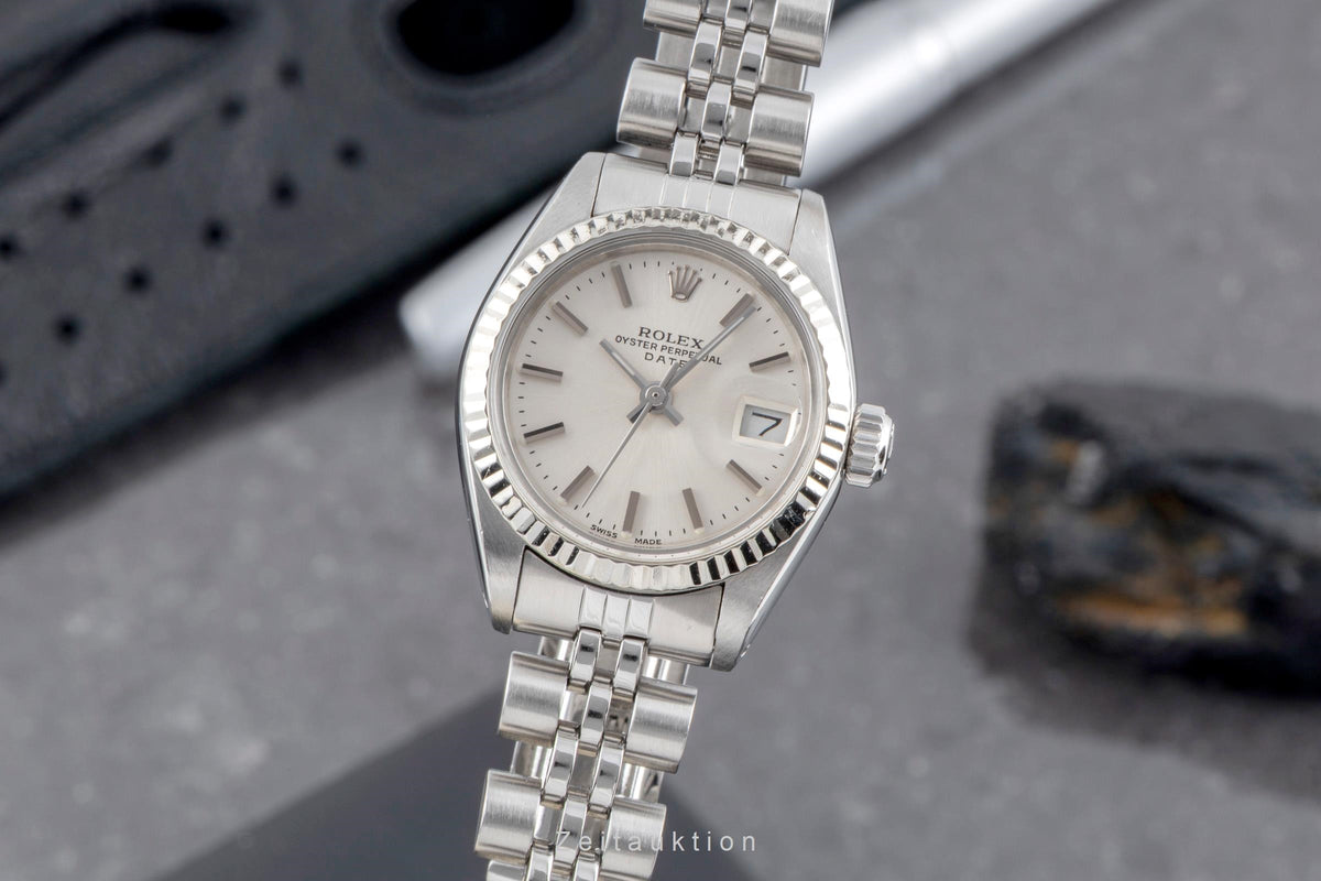 Rolex Lady Date acero / oro blanco automático reloj para damas  6917  [2605694]