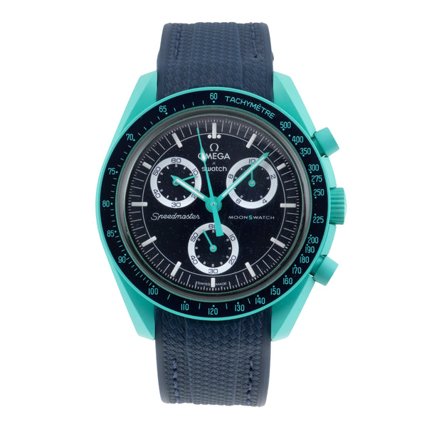 Swatch Omega Moonswatch chronograph ceramic quartz men's watch S033L103  [2605695]