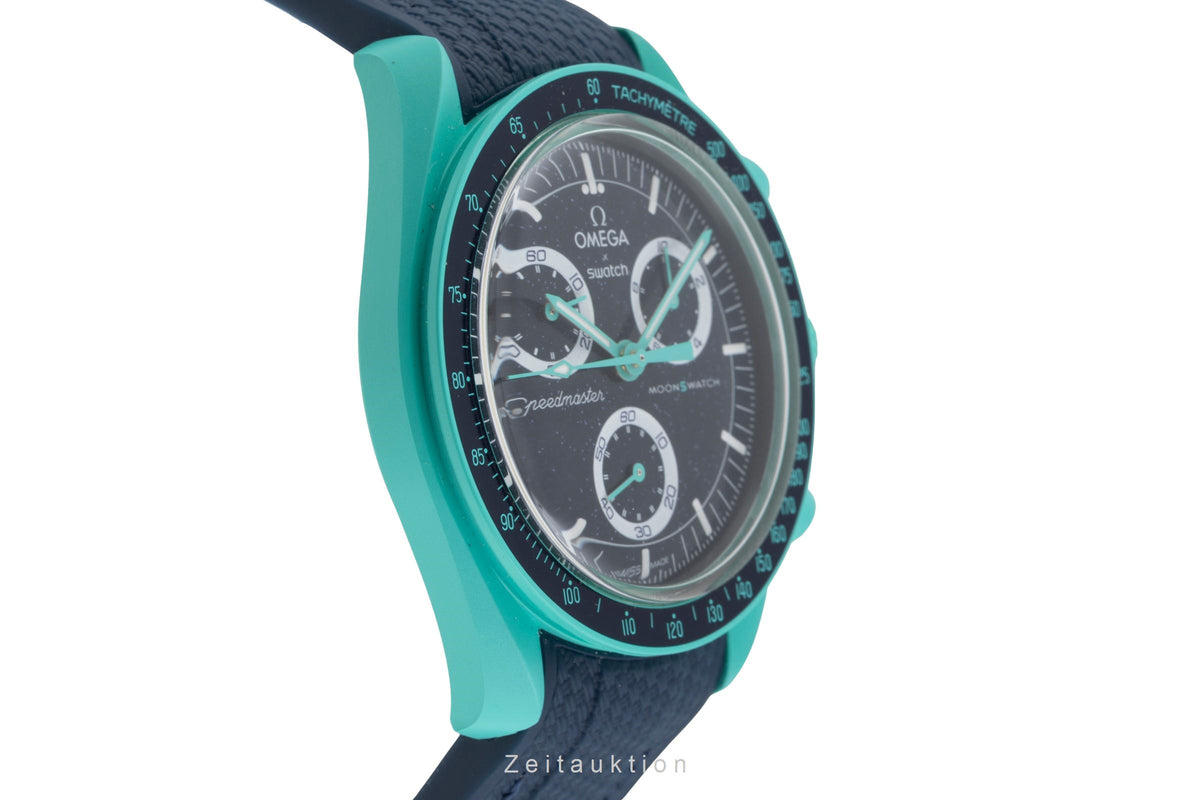 Swatch Omega Moonswatch chronograph ceramic quartz men's watch S033L103  [2605695]