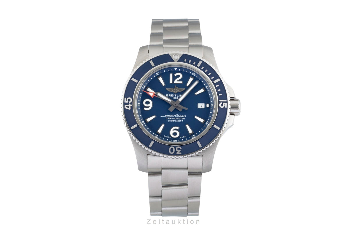 Breitling Superocean acero automático reloj para caballeros A17367D81C1A1 LP: 4550EUR  [2605698]