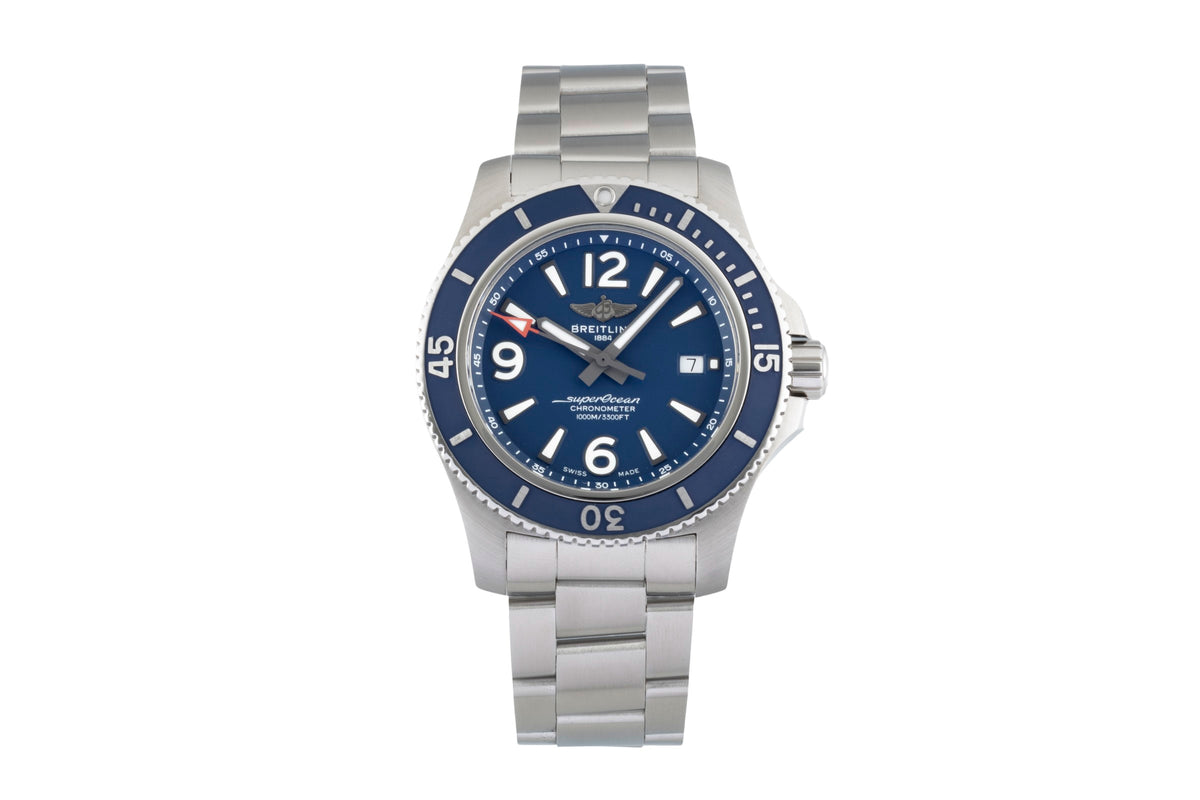 Breitling Superocean acier automatique montre pour hommes A17367D81C1A1 LP: 4550EUR  [2605698]