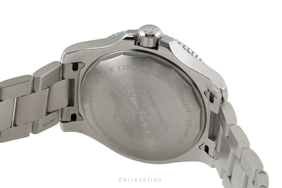 Breitling Superocean acero automático reloj para caballeros A17367D81C1A1 LP: 4550EUR  [2605698]