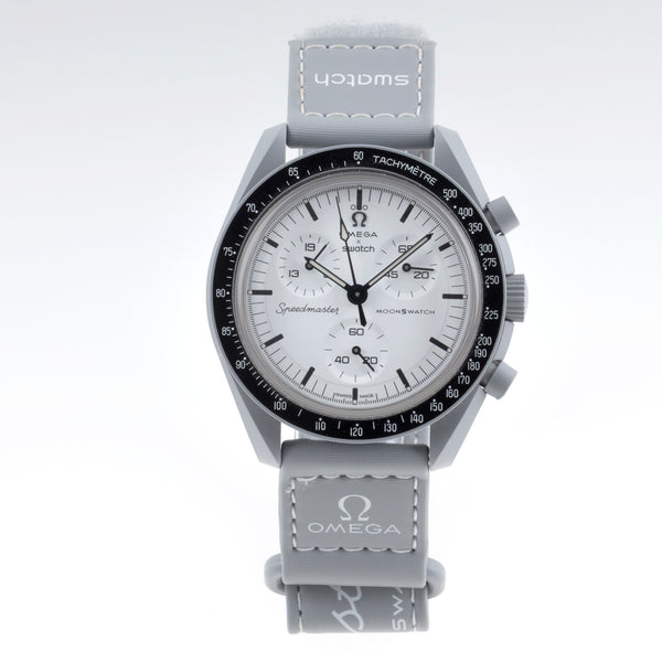Swatch Omega Moonswatch chronograph ceramic quartz men's watch S033M106  [2605699]