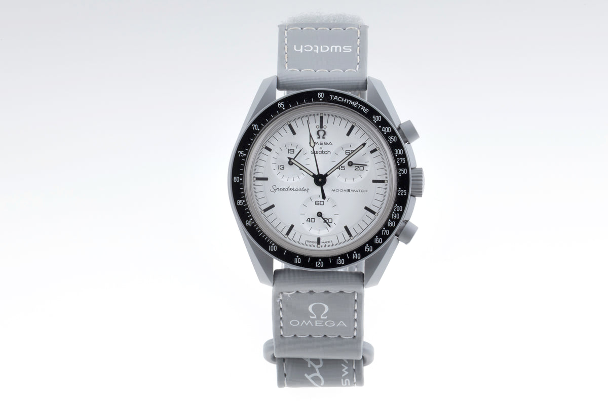 Swatch Omega Moonswatch chronograph ceramic quartz men's watch S033M106  [2605699]
