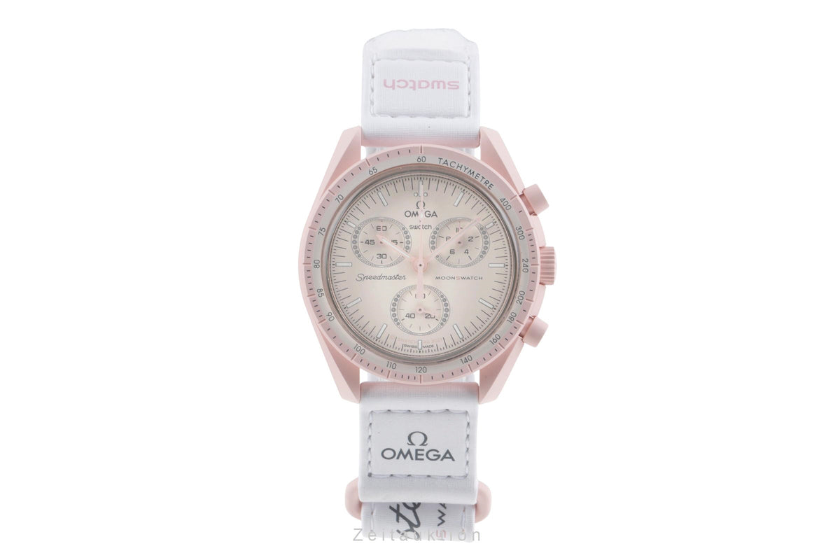 Swatch Omega Moonswatch chronographe céramique quartz unisexe S033P100  [2605700]