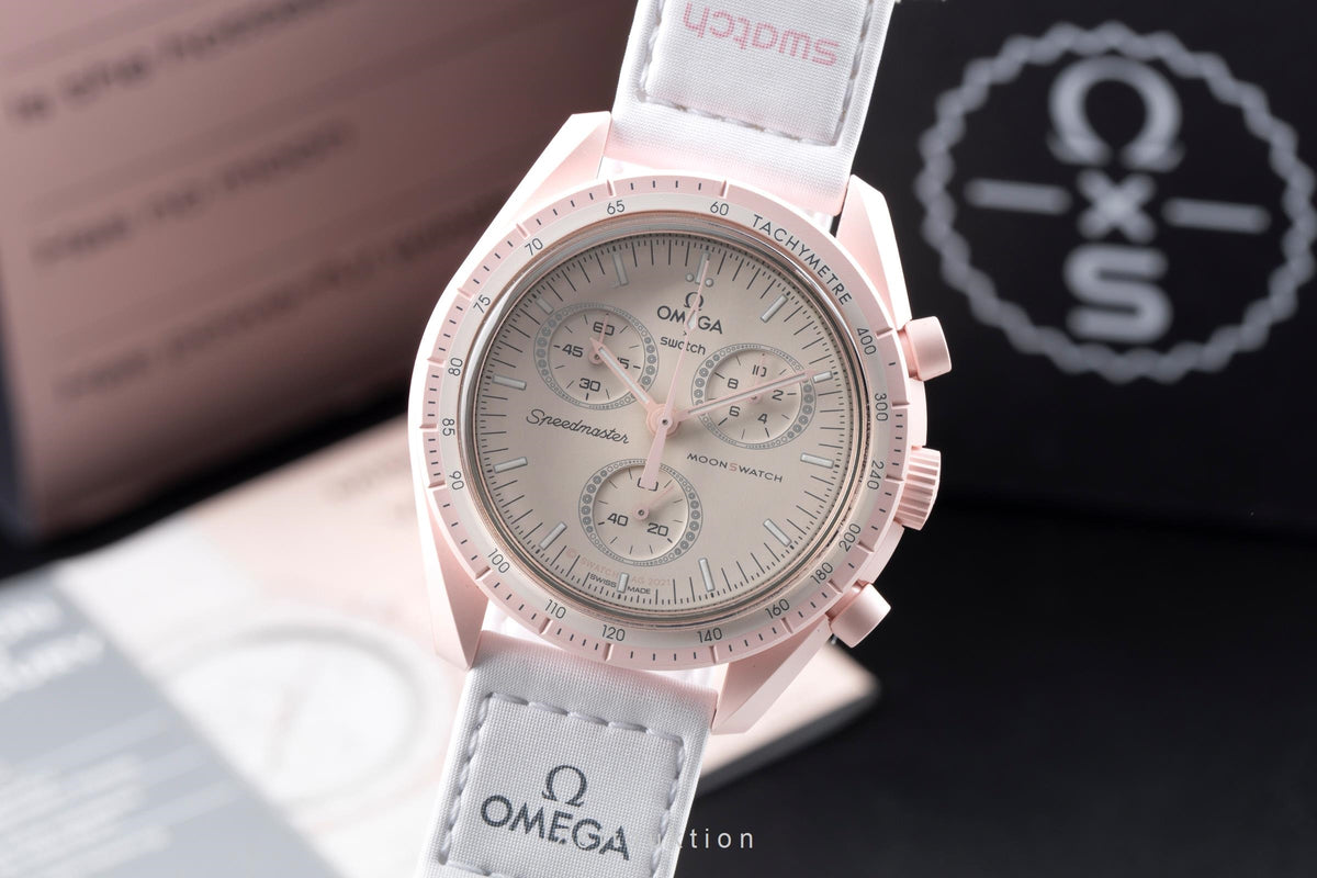 Swatch Omega Moonswatch chronographe céramique quartz unisexe S033P100  [2605700]