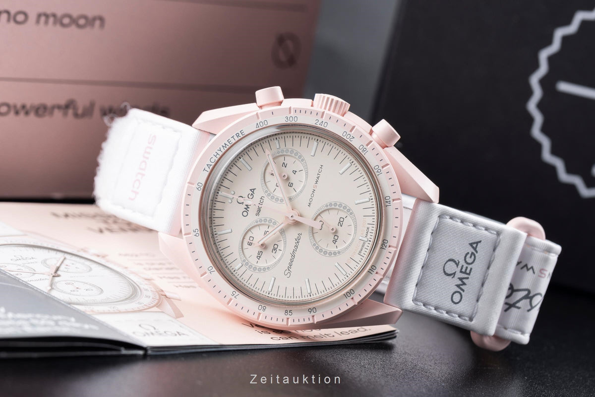 Swatch Omega Moonswatch chronographe céramique quartz unisexe S033P100  [2605700]