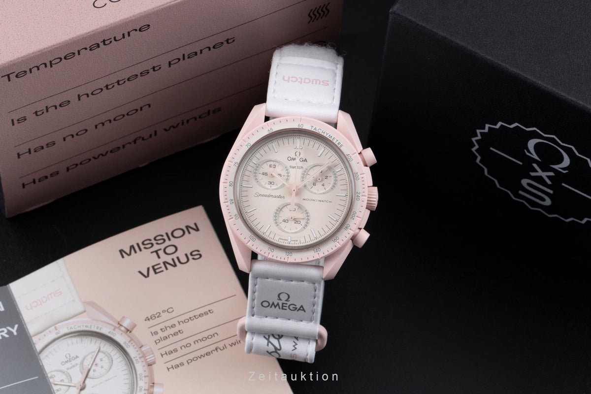 Swatch Omega Moonswatch chronographe céramique quartz unisexe S033P100  [2605700]