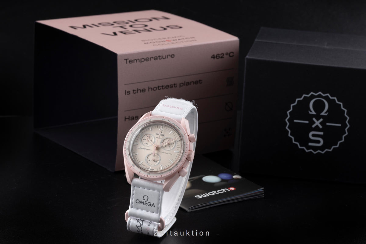 Swatch Omega Moonswatch chronographe céramique quartz unisexe S033P100  [2605700]