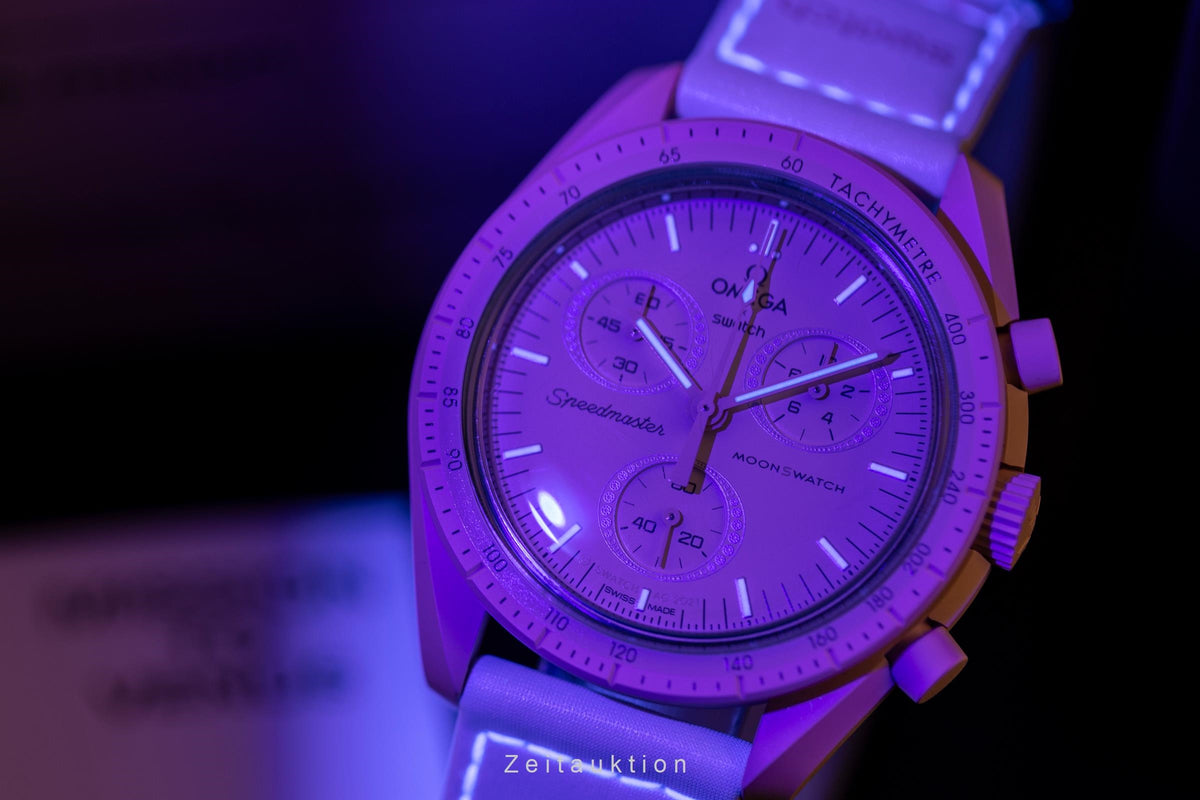Swatch Omega Moonswatch chronographe céramique quartz unisexe S033P100  [2605700]