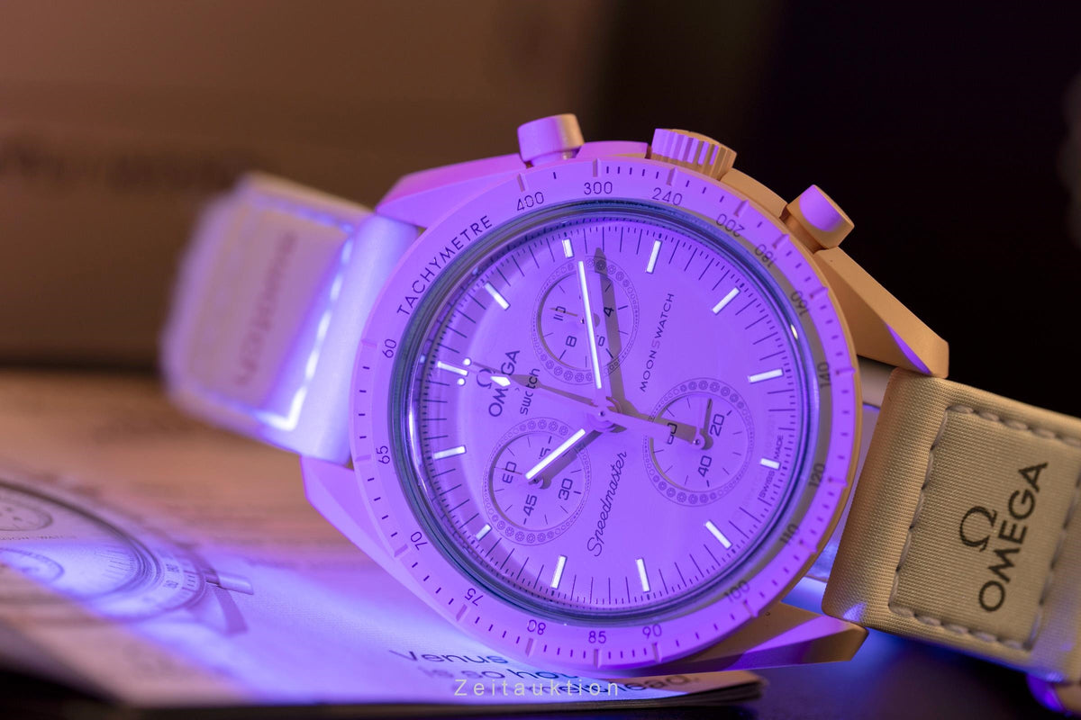 Swatch Omega Moonswatch chronographe céramique quartz unisexe S033P100  [2605700]