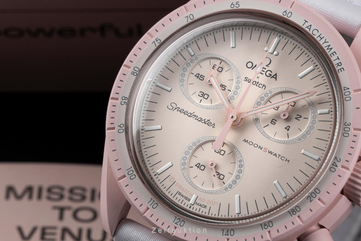 Swatch Omega Moonswatch chronographe céramique quartz unisexe S033P100  [2605700]