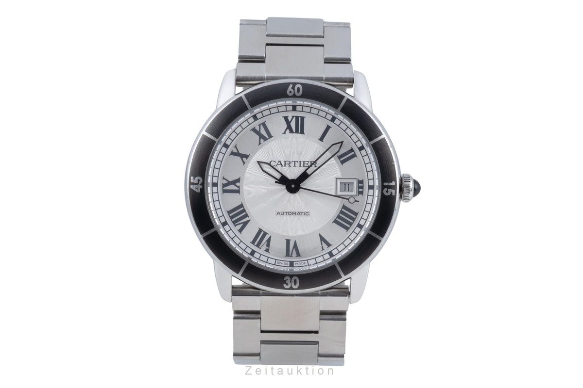Cartier Croisiere steel automatic men's watch WSRN0010  [2605703]