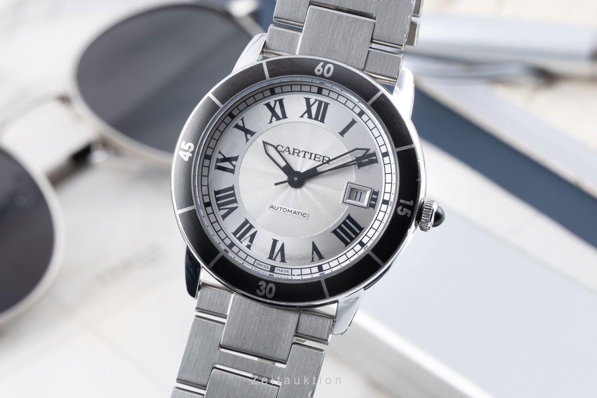 Cartier Croisiere steel automatic men's watch WSRN0010  [2605703]